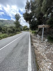 Lluc Direction to Monnáber Tunnel (Puig Major) Climb